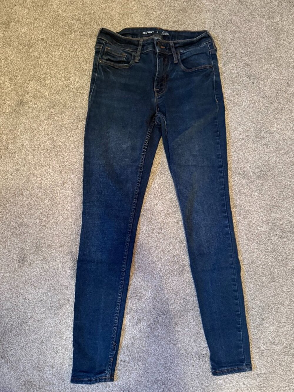 Old Navy Jean Womens Size Zero - Rockstar Super Skinny - Dark Wash